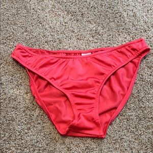 Vibrant Red Bikini Bottom
